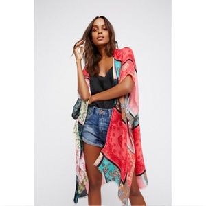 Free People Voodoo Child Patchwork Kimono